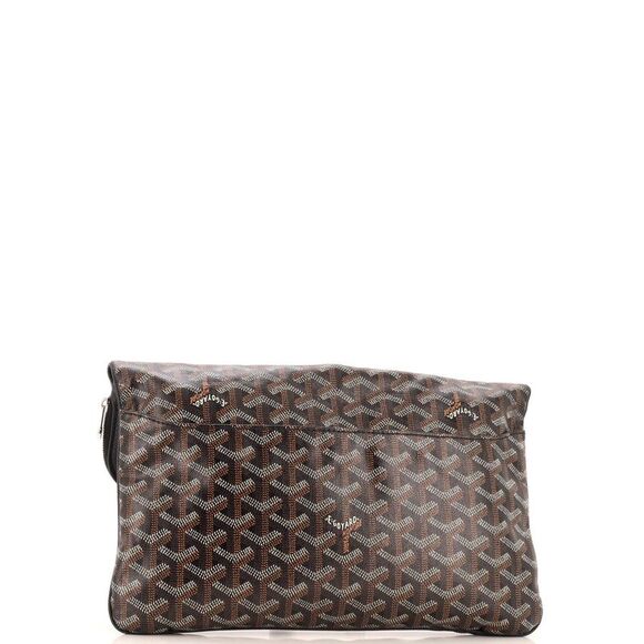 Goyard Saint Marie Clutch Coated Canvas Black - Picture 3 of 9